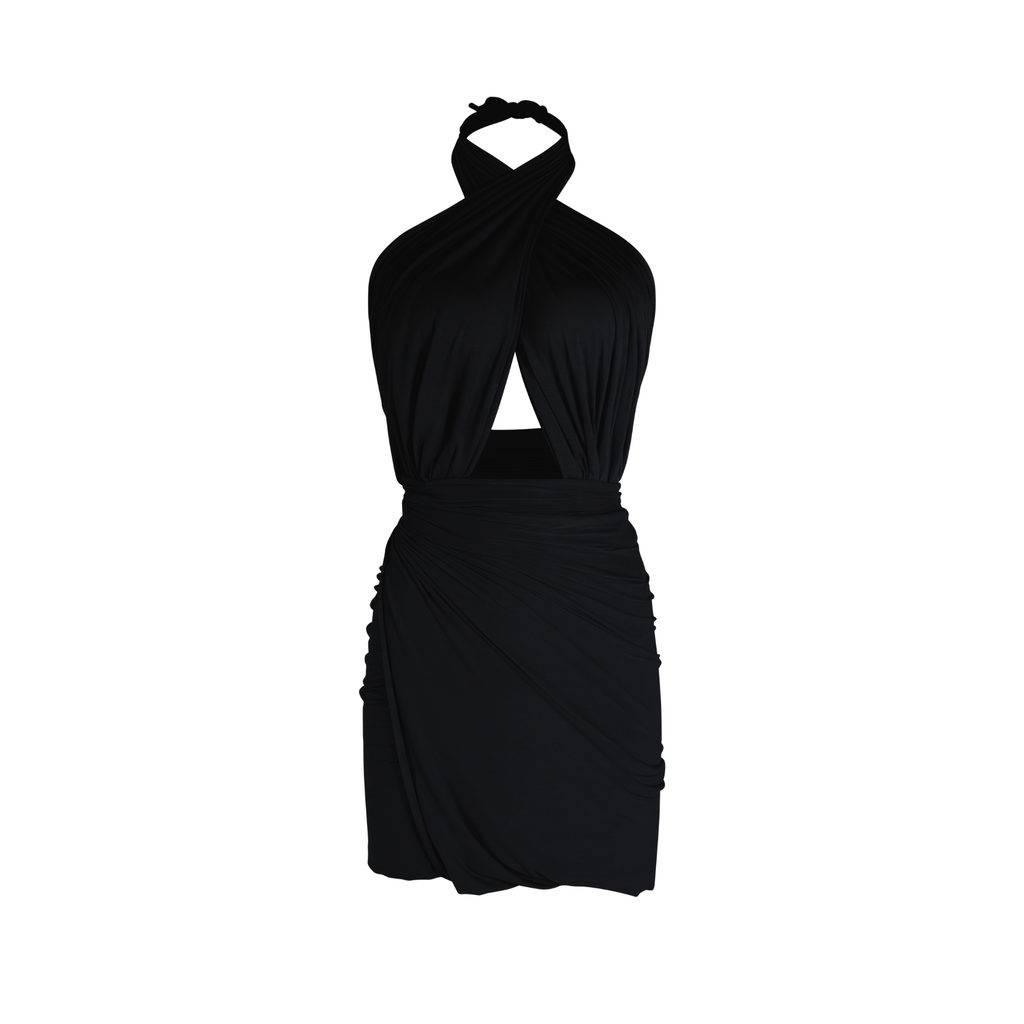 Multiway Wrap Skirt - Black