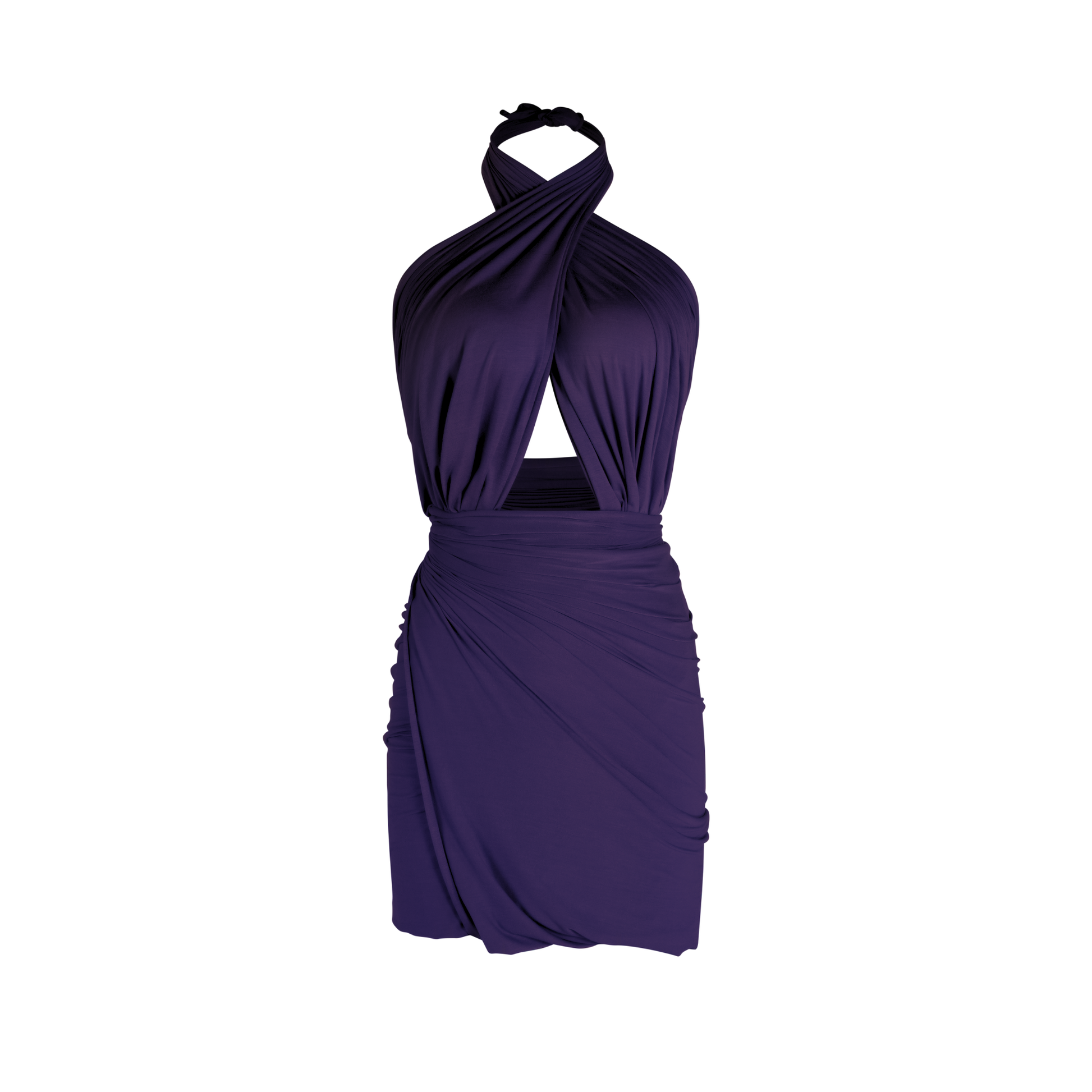 Multiway Wrap Skirt - Plum Purple