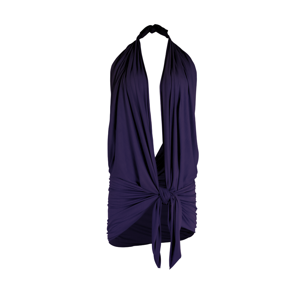 Multiway Wrap Skirt - Plum Purple