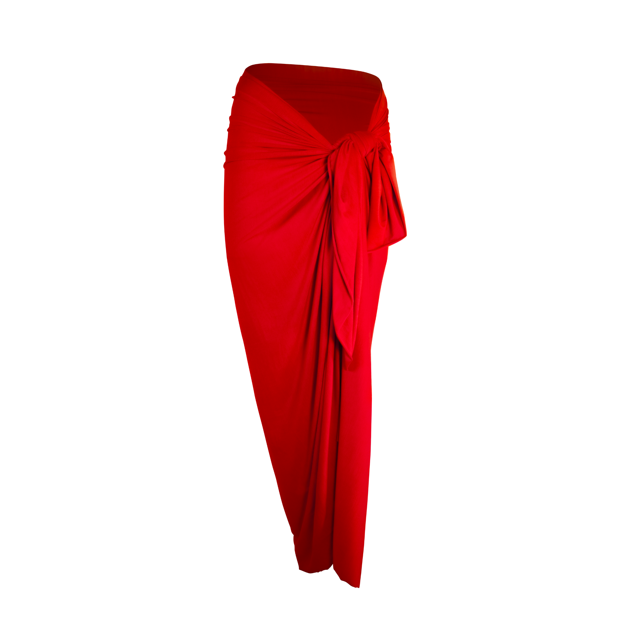Multiway Wrap Skirt - Tomato Red